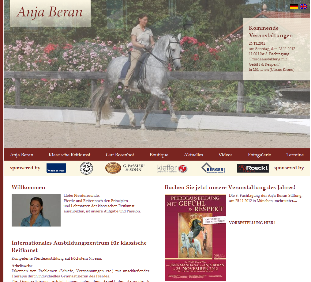 Anja Beran International Training Centre for Classical Horsemanship